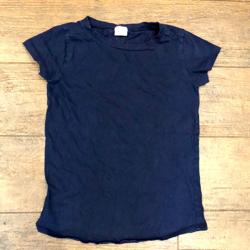 Crewcuts Navy Cotton Tee- 5